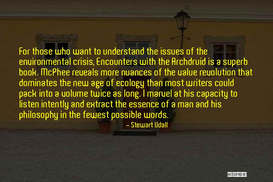 New Revolution Quotes By Stewart Udall New Revolution Quotes By Stewart Udall