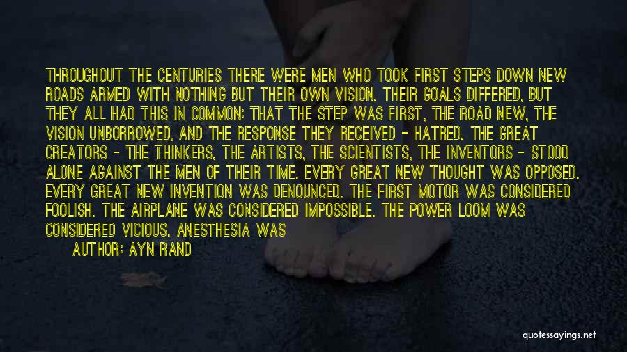 New Road Ahead Quotes By Ayn Rand