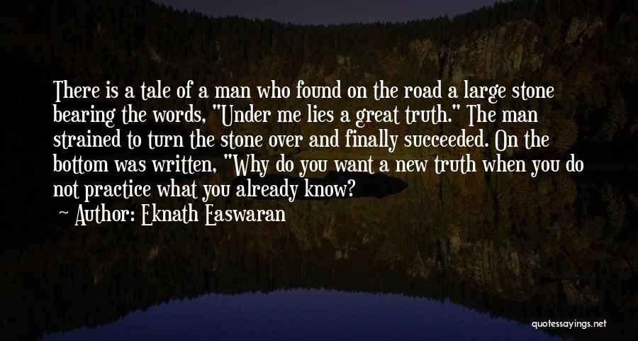 New Road Quotes By Eknath Easwaran