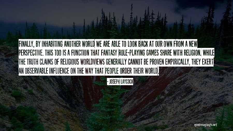 New Role Quotes By Joseph Laycock New Role Quotes By Joseph Laycock