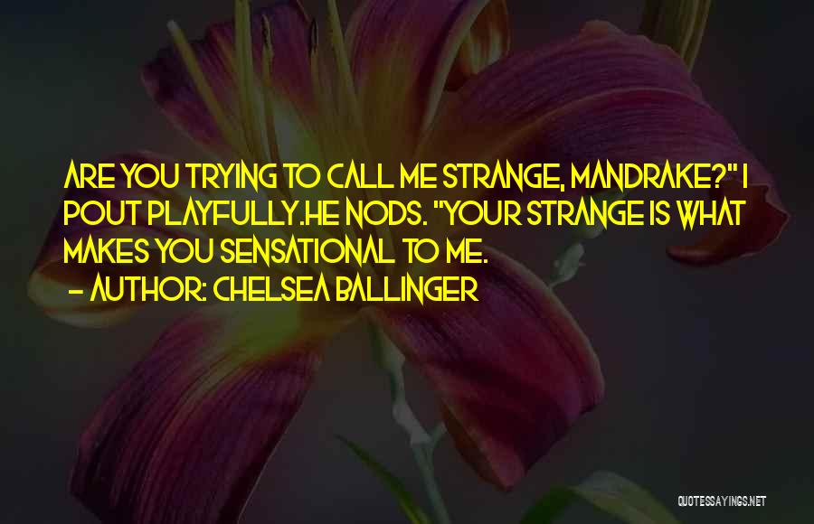 New Romance Quotes By Chelsea Ballinger