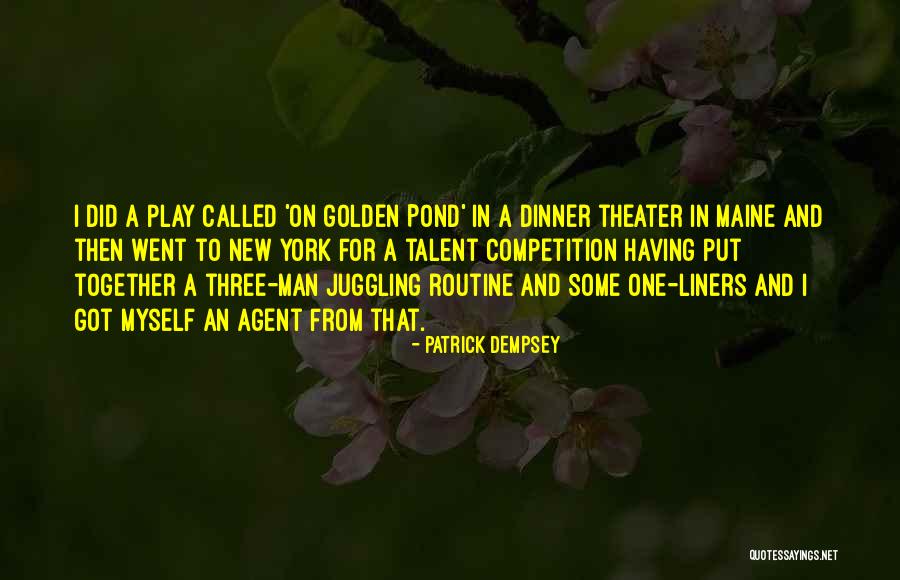 New Routine Quotes By Patrick Dempsey New Routine Quotes By Patrick Dempsey