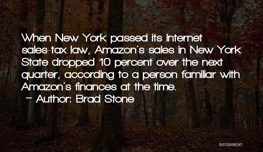 New Sales Quarter Quotes By Brad Stone