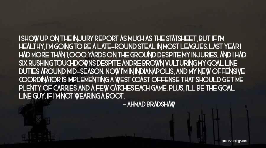 New Season Quotes By Ahmad Bradshaw New Season Quotes By Ahmad Bradshaw