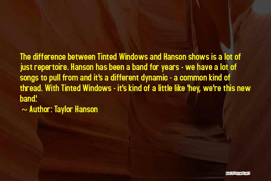 New Songs Quotes By Taylor Hanson