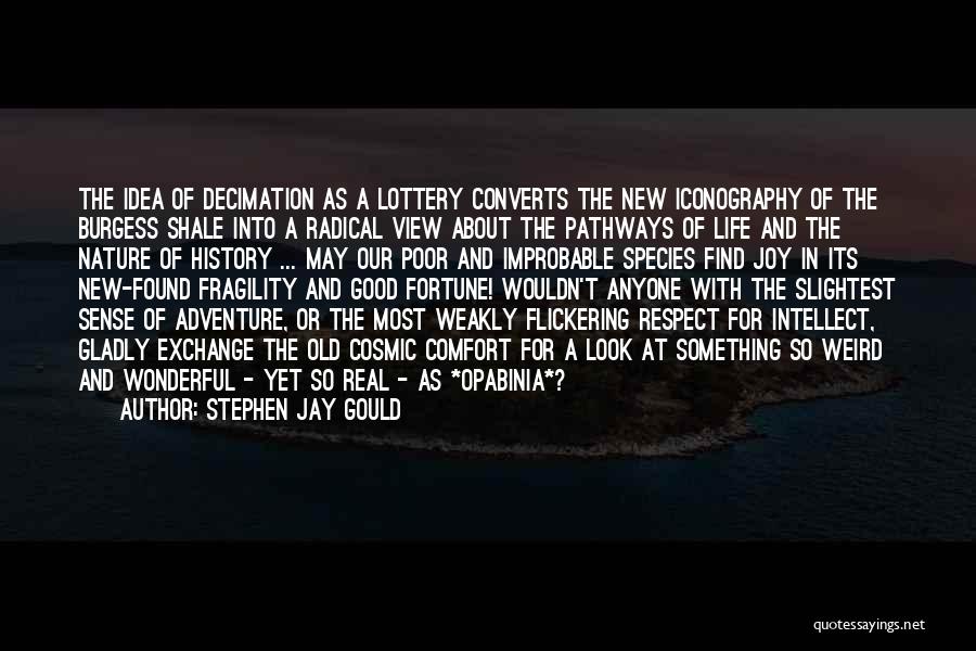 New Species Quotes By Stephen Jay Gould