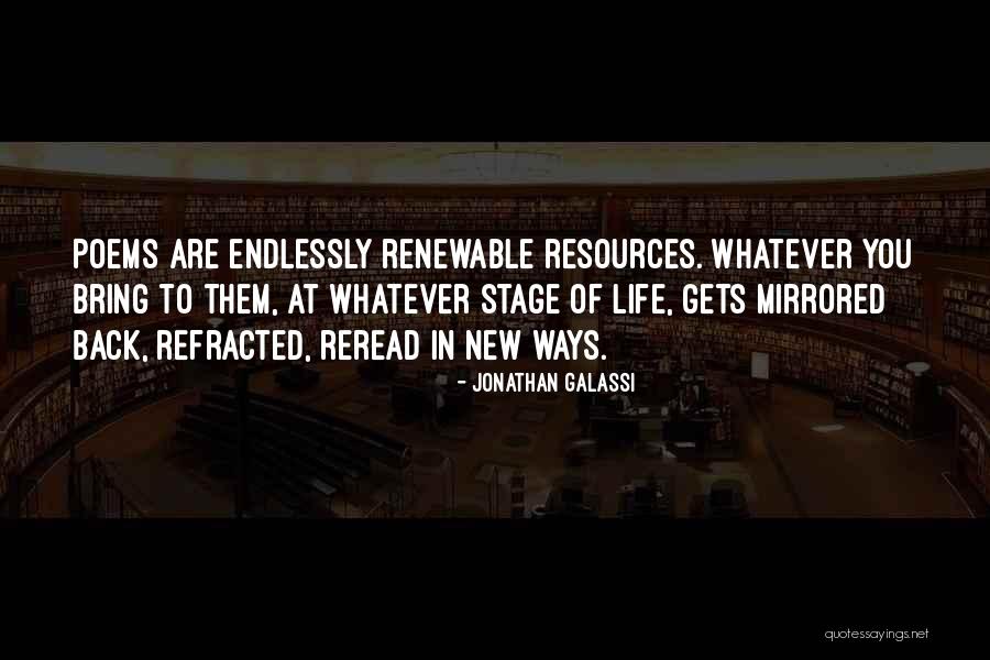 New Stage In Life Quotes By Jonathan Galassi New Stage In Life Quotes By Jonathan Galassi