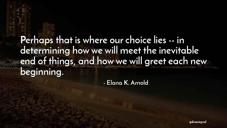 New Things And Change Quotes By Elana K. Arnold