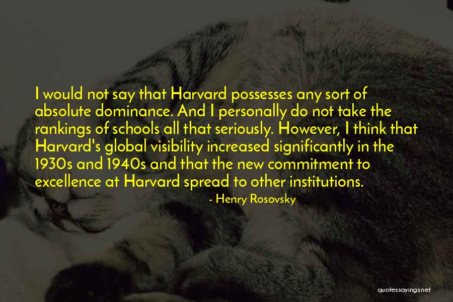 New Thinking Quotes By Henry Rosovsky New Thinking Quotes By Henry Rosovsky