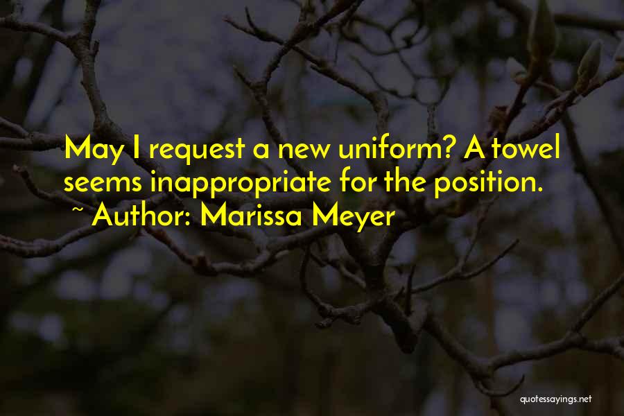 New Uniform Quotes By Marissa Meyer