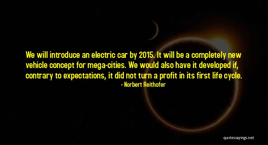 New Vehicle Quotes By Norbert Reithofer