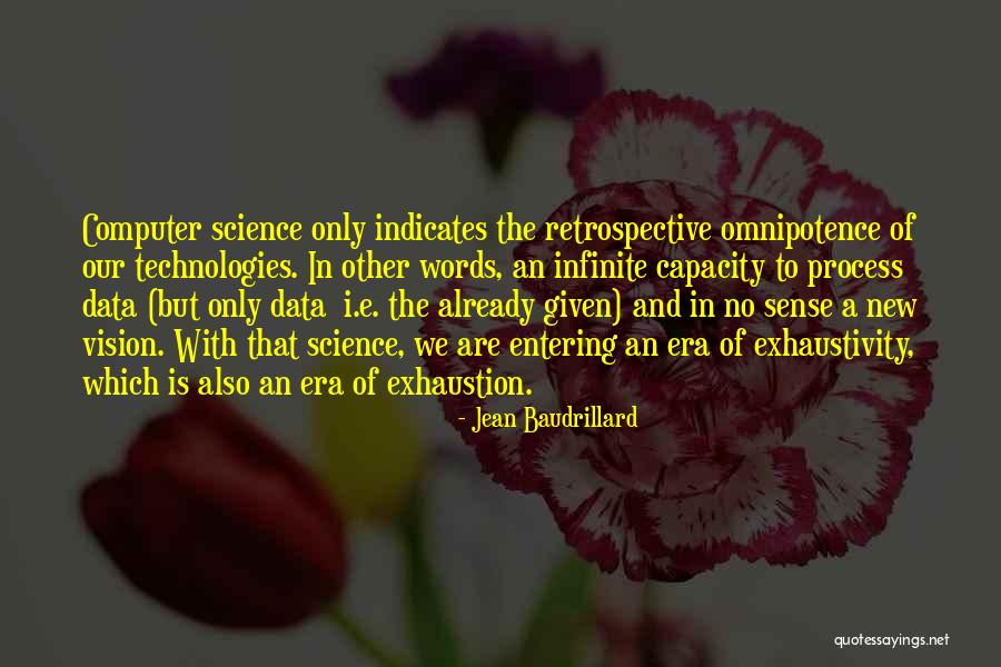 New Vision Quotes By Jean Baudrillard New Vision Quotes By Jean Baudrillard