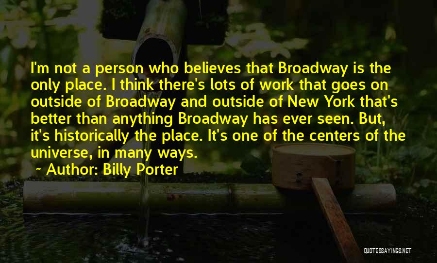 New Ways Of Thinking Quotes By Billy Porter