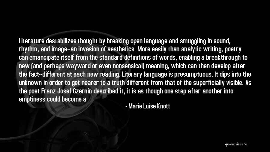 New Words With Quotes By Marie Luise Knott New Words With Quotes By Marie Luise Knott