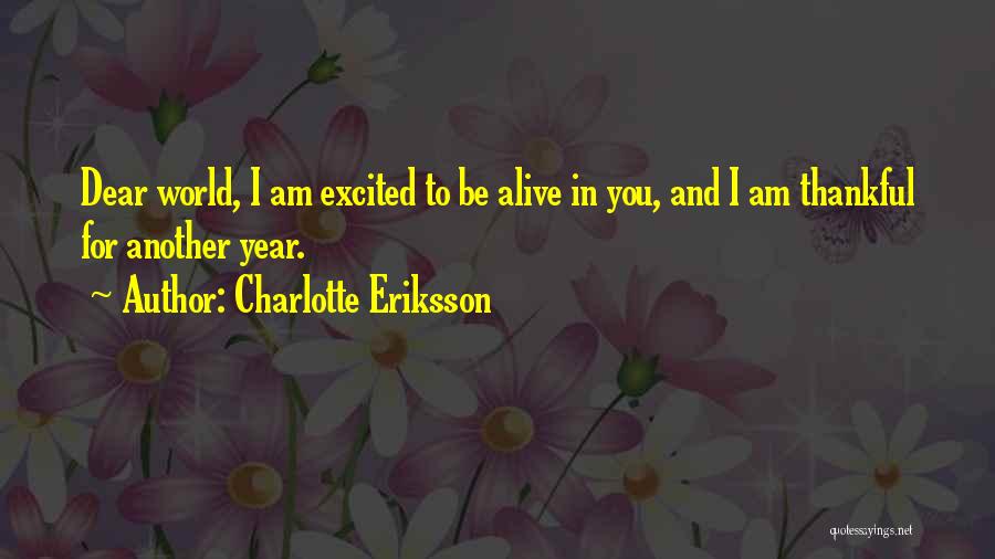 New Year 2017 Quotes By Charlotte Eriksson