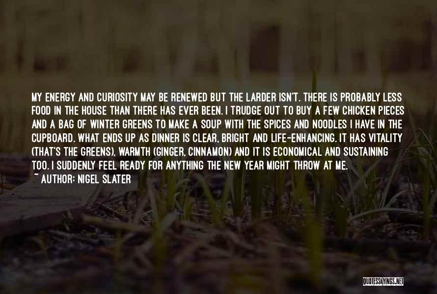 New Year And Life Quotes By Nigel Slater