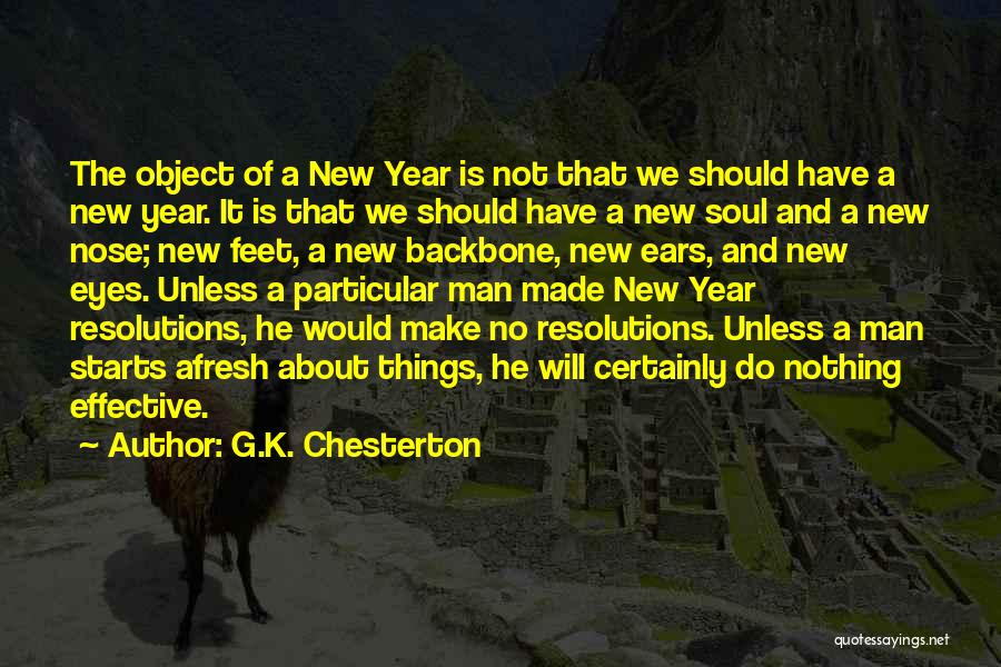 New Year And Resolutions Quotes By G.K. Chesterton