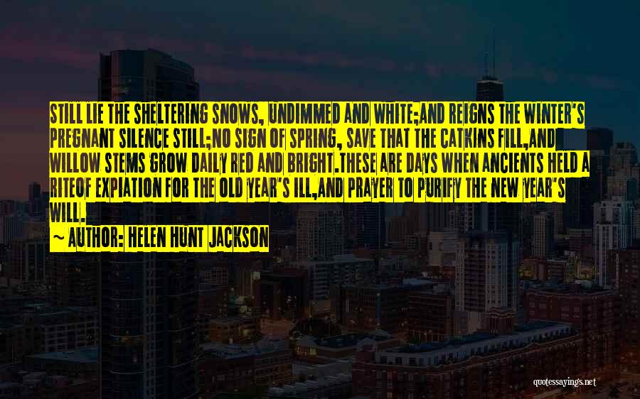 New Year Daily Quotes By Helen Hunt Jackson