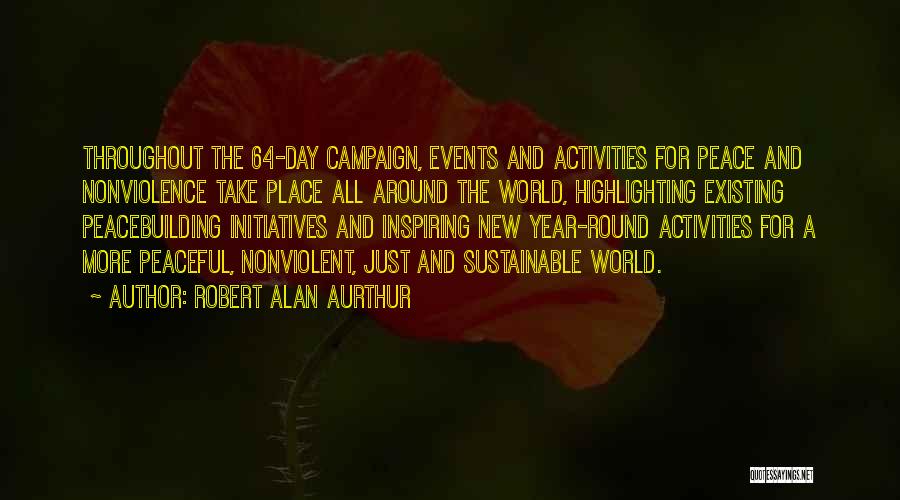 New Year Inspiring Quotes By Robert Alan Aurthur