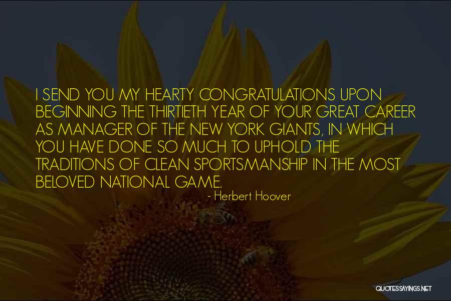 New Year New Beginning Quotes By Herbert Hoover