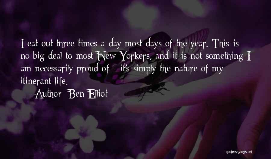 New Year New Life Quotes By Ben Elliot