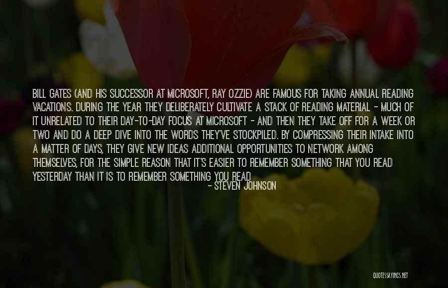 New Year New Opportunities Quotes By Steven Johnson New Year New Opportunities Quotes By Steven Johnson