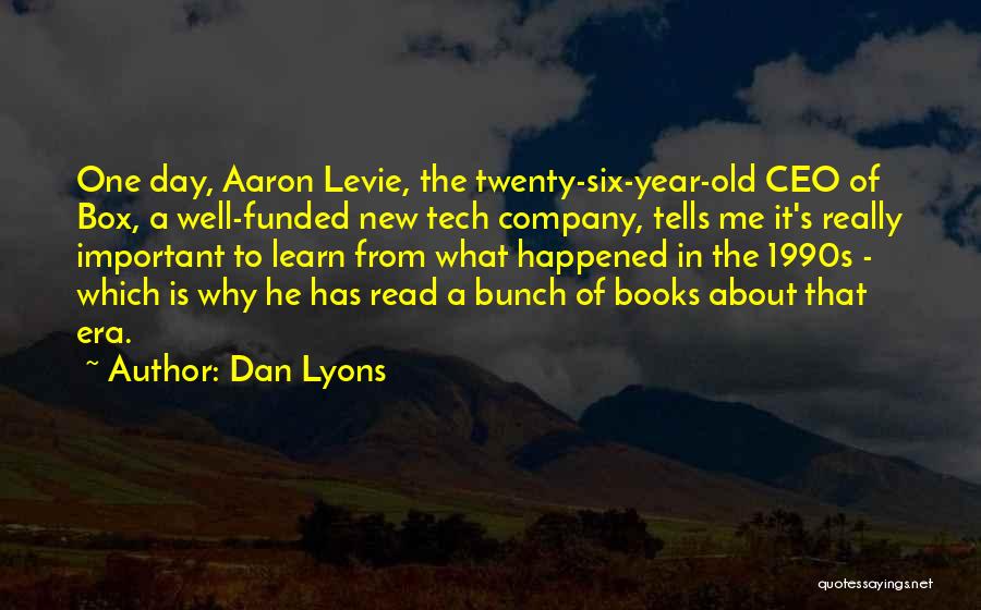 New Year Old Quotes By Dan Lyons