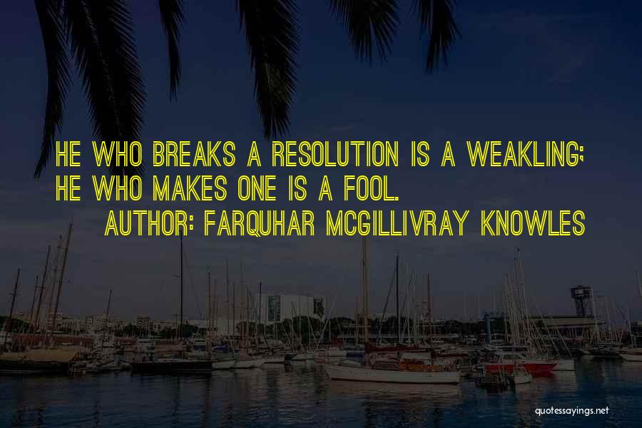 New Year Old Quotes By Farquhar McGillivray Knowles