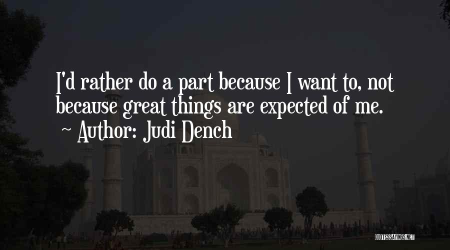 New Year's Eve Film Quotes By Judi Dench