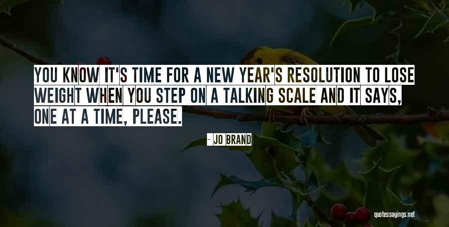 New Years Resolution Quotes By Jo Brand