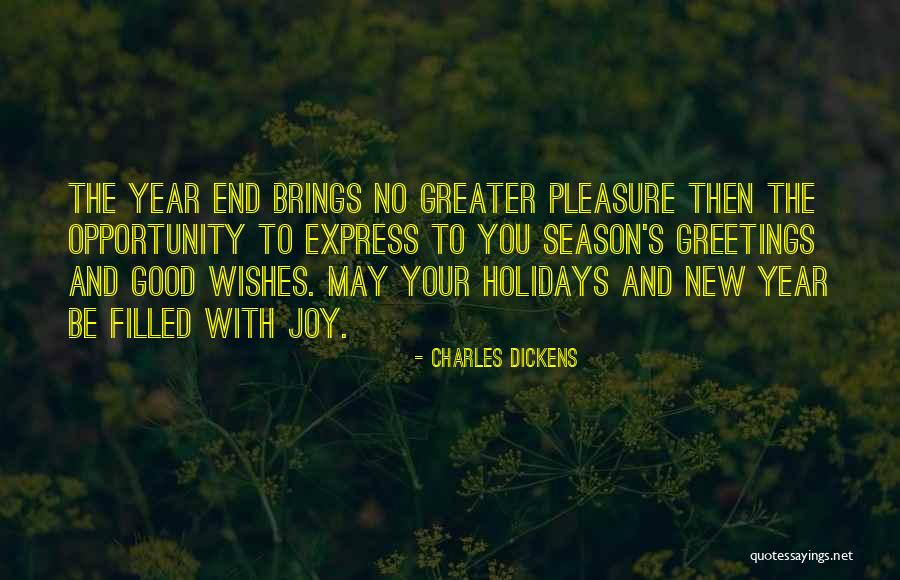 New Year's Wishes Quotes By Charles Dickens New Year's Wishes Quotes By Charles Dickens