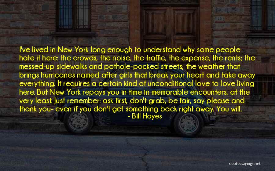 New York And Love Quotes By Bill Hayes