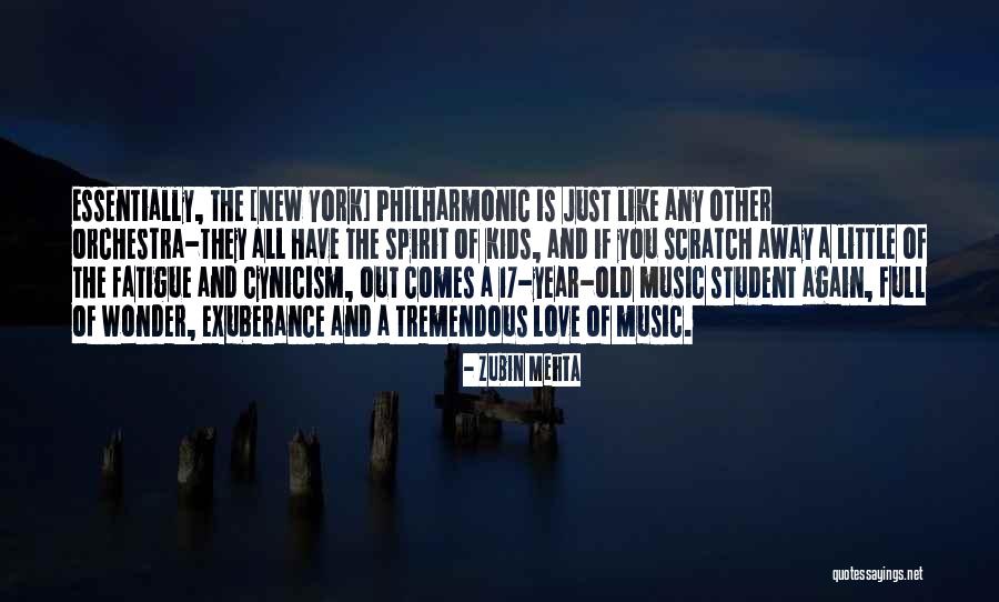 New York And Love Quotes By Zubin Mehta