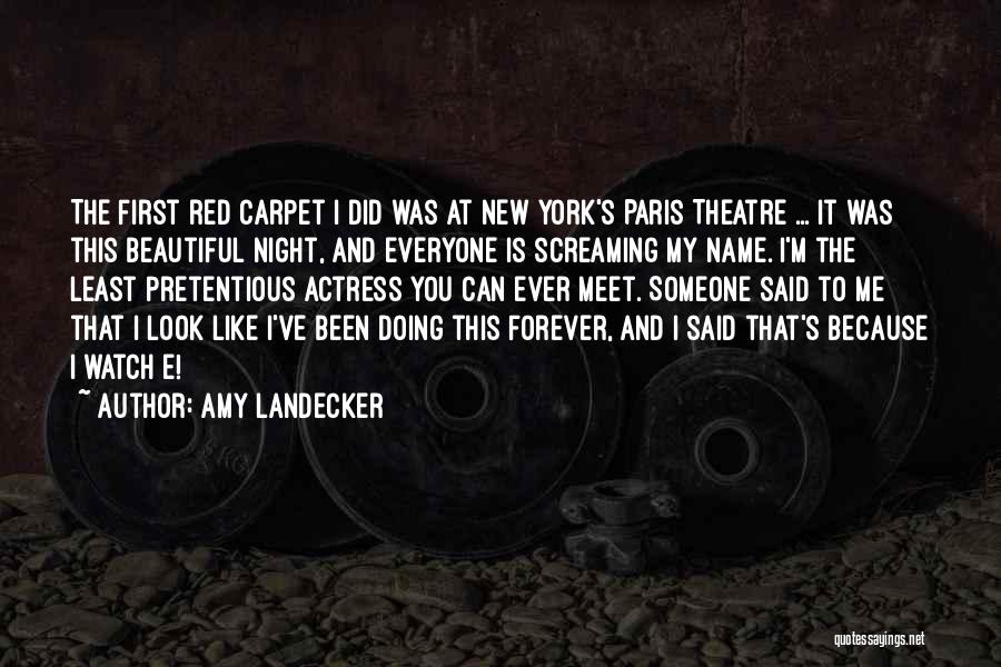 New York At Night Quotes By Amy Landecker