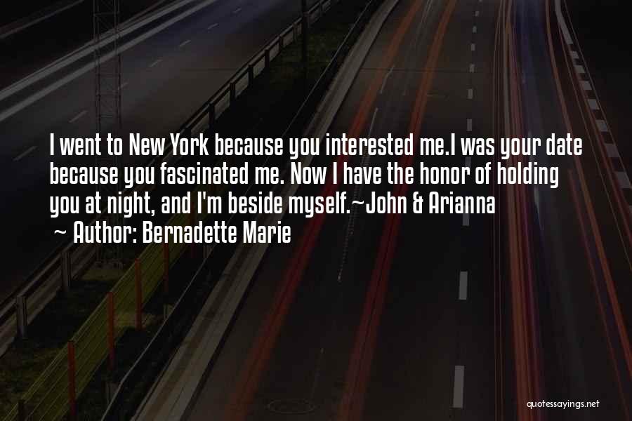 New York At Night Quotes By Bernadette Marie