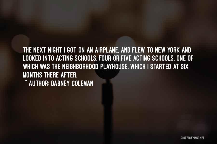 New York At Night Quotes By Dabney Coleman