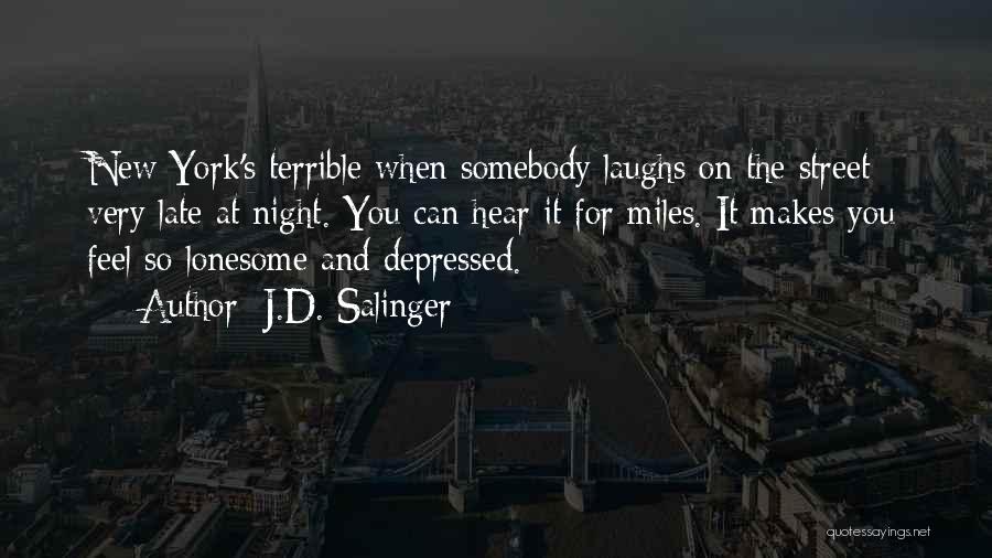 New York At Night Quotes By J.D. Salinger