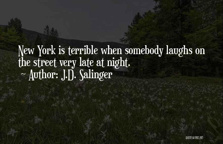 New York At Night Quotes By J.D. Salinger