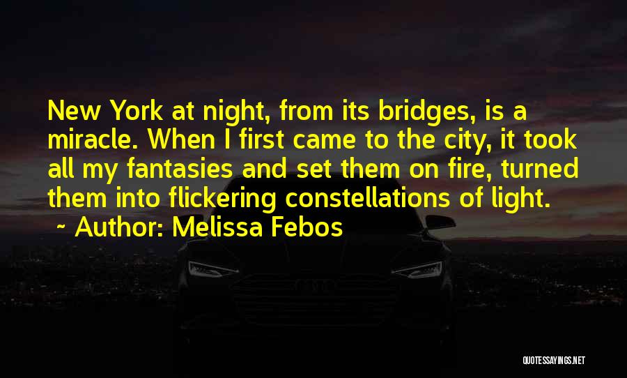 New York At Night Quotes By Melissa Febos