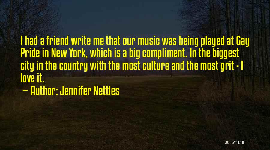 New York City And Love Quotes By Jennifer Nettles