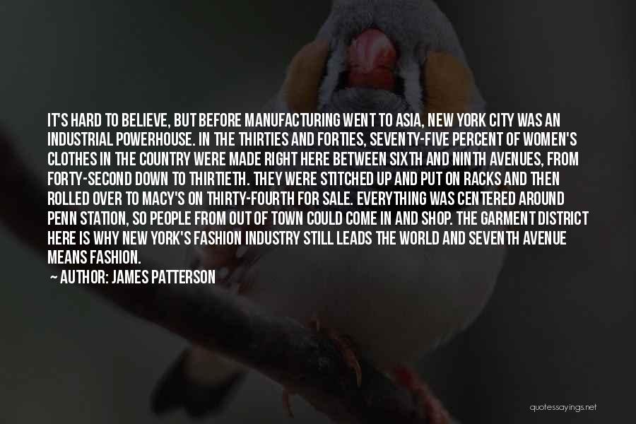 New York City Fashion Quotes By James Patterson