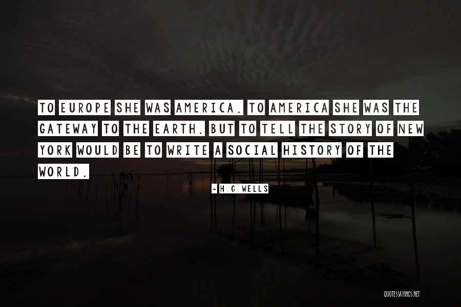 New York City History Quotes By H.G.Wells New York City History Quotes By H.G.Wells