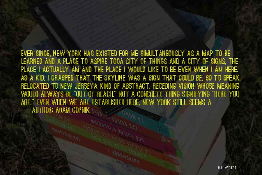 New York City Skyline Quotes By Adam Gopnik