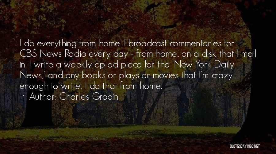 New York From Books Quotes By Charles Grodin