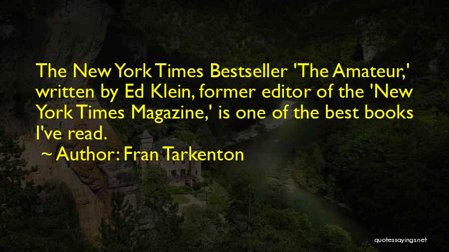 New York From Books Quotes By Fran Tarkenton