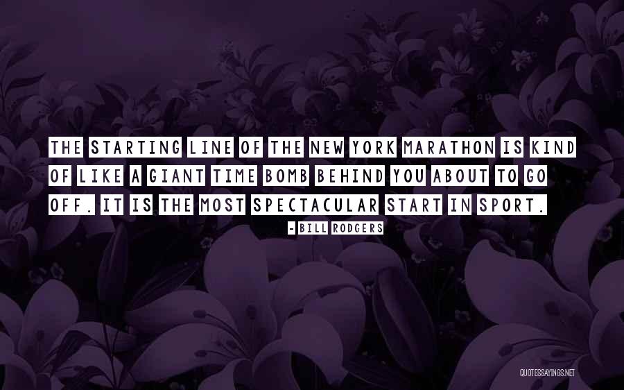 New York Giant Quotes By Bill Rodgers New York Giant Quotes By Bill Rodgers