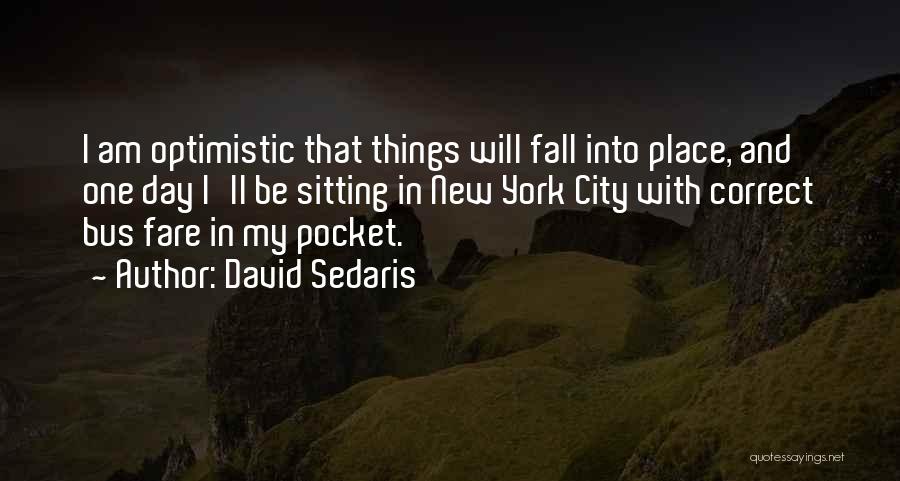 New York In The Fall Quotes By David Sedaris