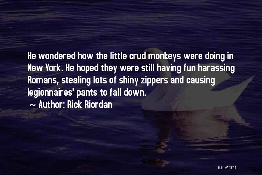 New York In The Fall Quotes By Rick Riordan