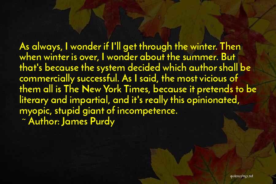 New York In The Winter Quotes By James Purdy