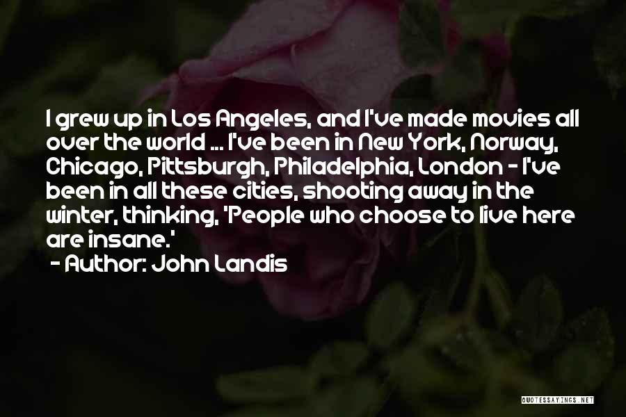 New York In The Winter Quotes By John Landis